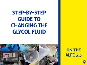 Step by Steps guide to changing glycol on alfe 35