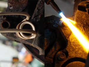 inductionheatvstorchonacaliperbolt