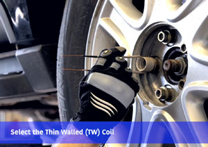 Lug Nut Removal: Select the Thin Wall Coil
