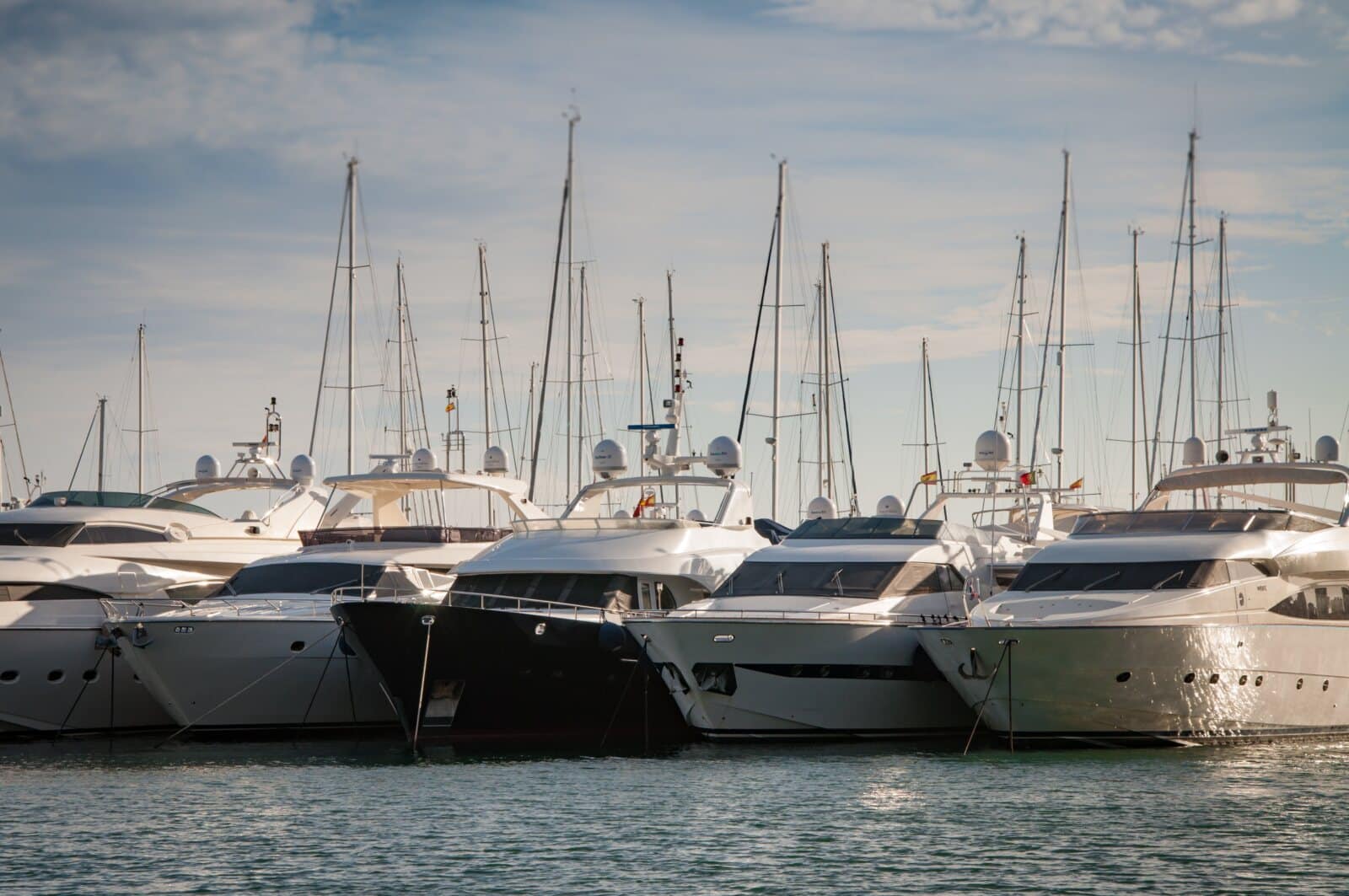 Boat line up