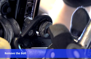 Seatbelt Bolt Removal: Remove the Bolt